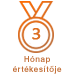 Hónap értékesítője III. helyezett